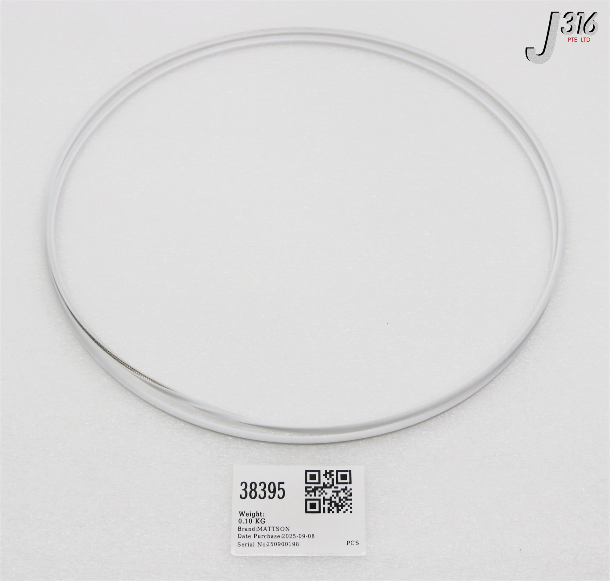 A 38395 MATTSON SEALING ELEMENT, PTFE SS GARTER SPRING (NEW